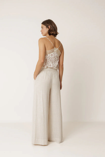Indi & Cold - Lace Lingerie Top - Paisley Print